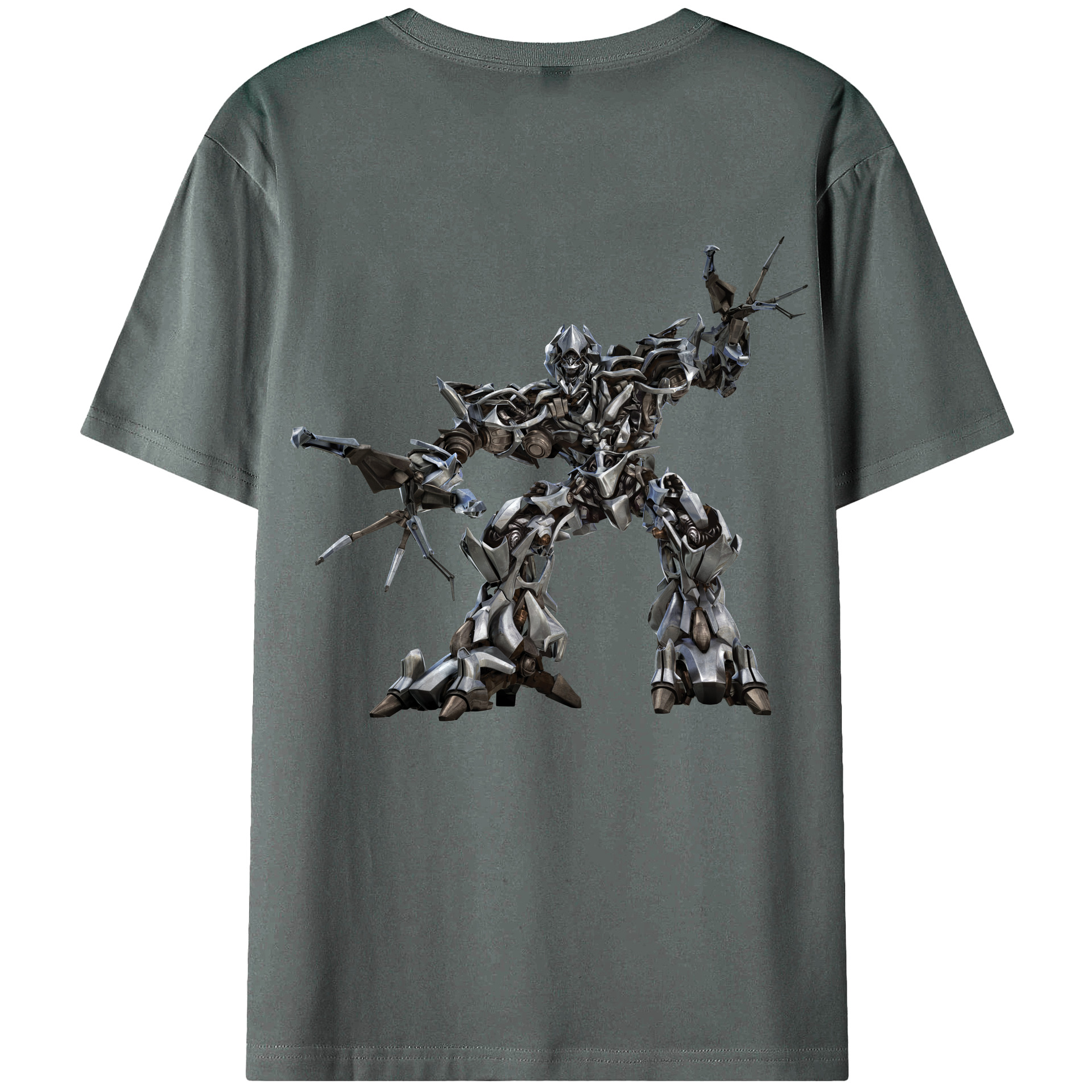 （画像用）  綿100％ メンズ半袖Tシャツ（バックプリント） 通気性
